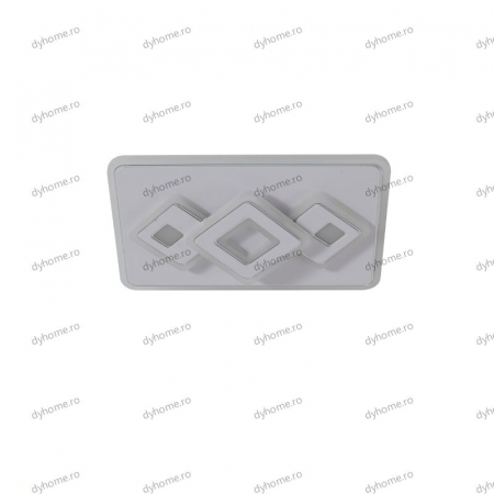Plafoniera LED dreptunghi design alb, 3 tipuri de lumina, 84W [1]