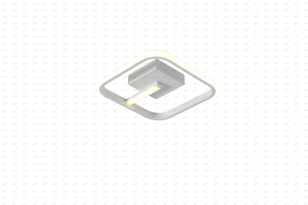 Plafoniera LED partrat design alb, 3 tipuri de lumina, 36W [2]