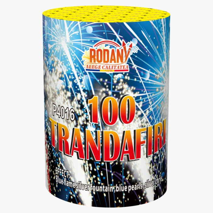 Artificii pe cer multicolore - 100 de Trandafiri albastri [1]