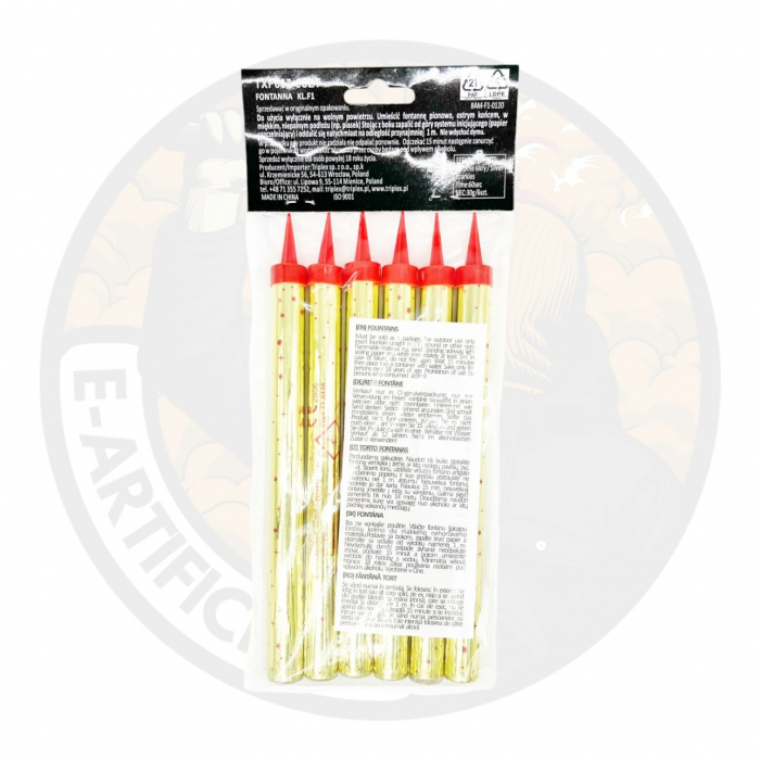Artificii pentru sticla sampanie set 8 buc(6 artificii+2cleme) [5]
