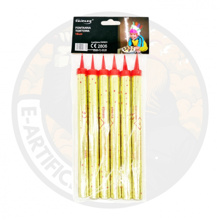 Artificii pentru sticla sampanie set 8 buc(6 artificii+2cleme) [4]