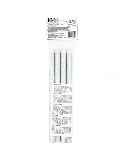 Artificii pentru tort argintii 25 cm Engros [4]
