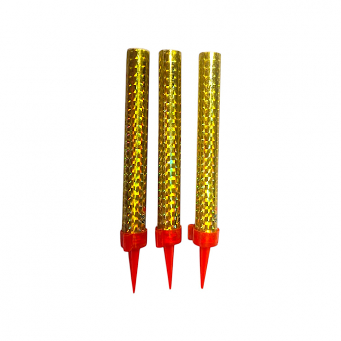 Artificii pentru tort aurii 12 cm - set 3 BUC [2]