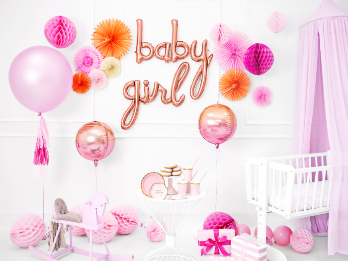 Balon folie Girl, rose gold, 77x70cm (1 buc.) [3]