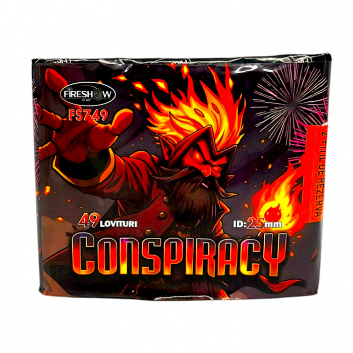 Baterie de Artificii Conspiracy 49 Focuri / 25 MM CAT T1 [2]