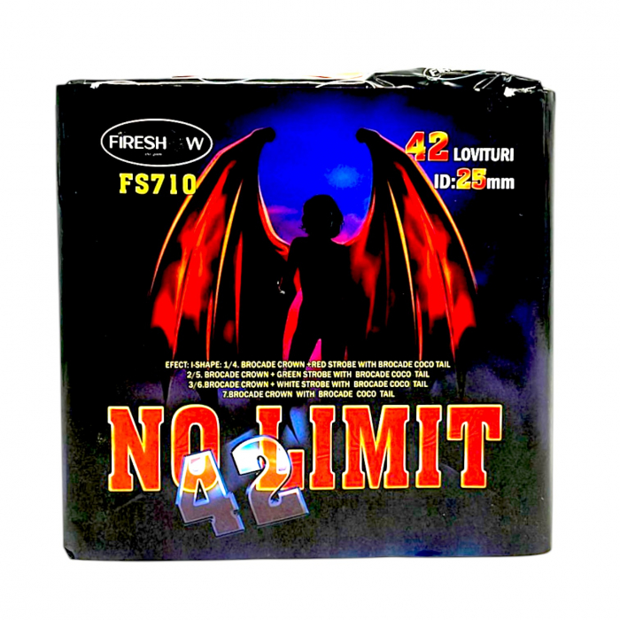 Baterie de Artificii No Limit 42 Focuri / 25 MM CAT T1 [2]