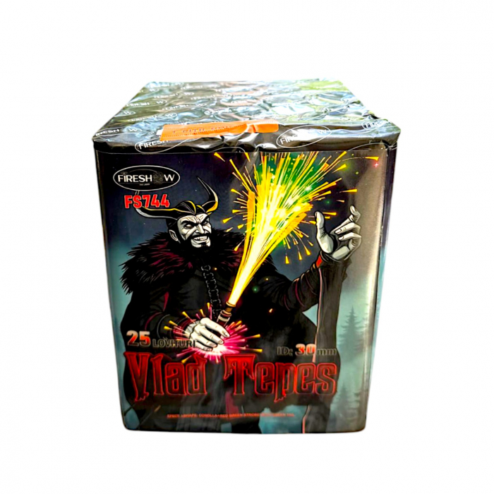 Combinatie de comete Artificii Vlad Tepes 25 Focuri / 30 MM CAT T1 [2]
