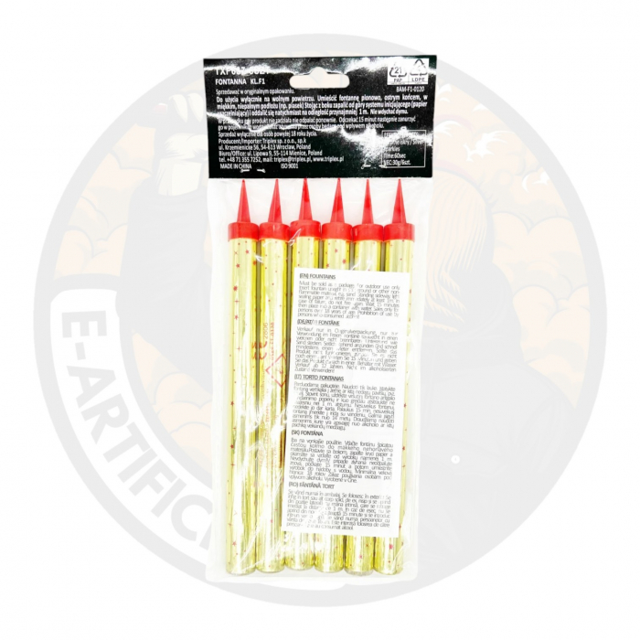 BAX Artificii pentru tort aurii 18 cm Engros [4]