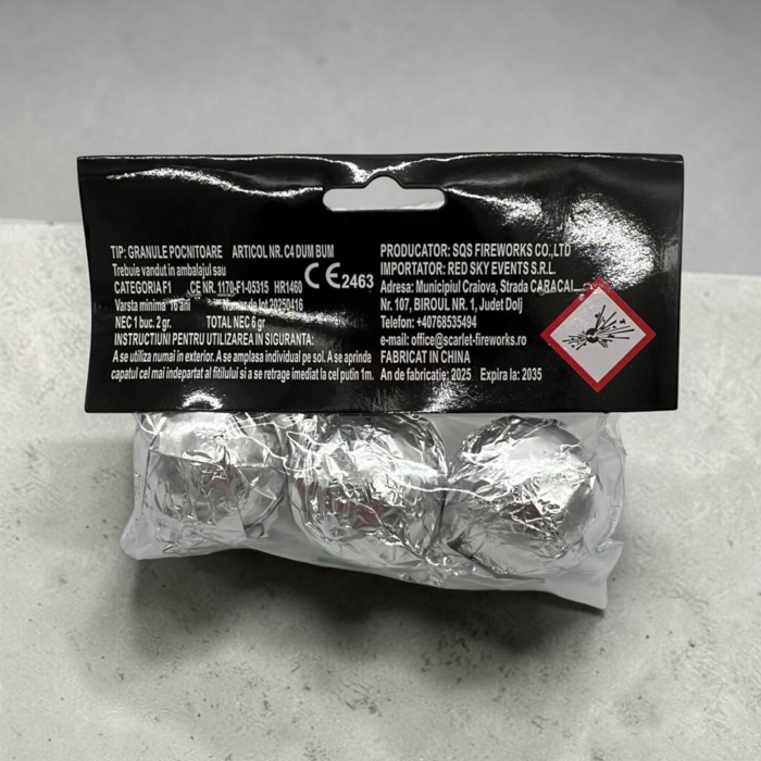 Emitator de sunet si lumina DUM BUM Silver [2]