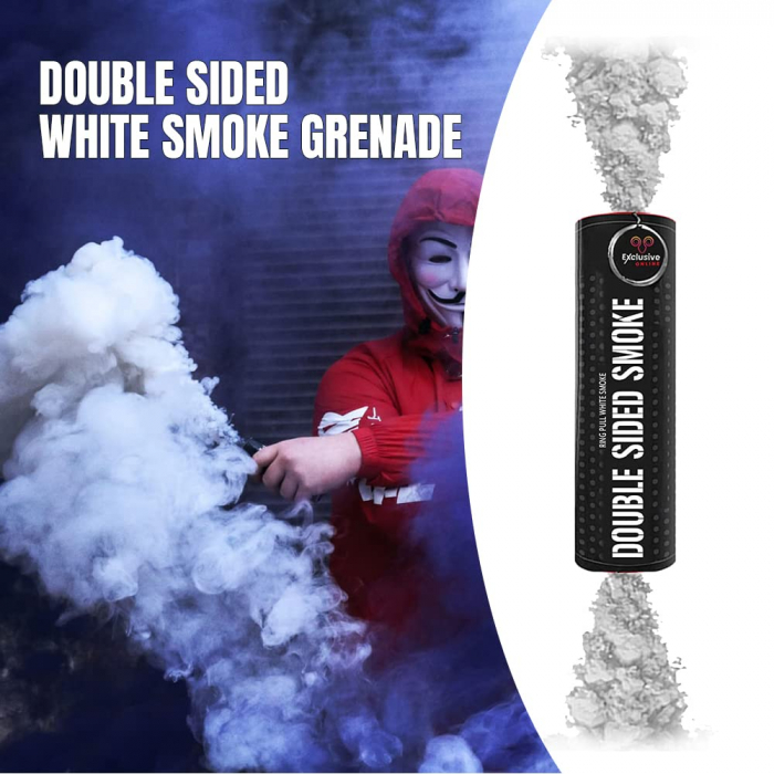 Fumigena Alba cu inel - 2 iesiri [2]