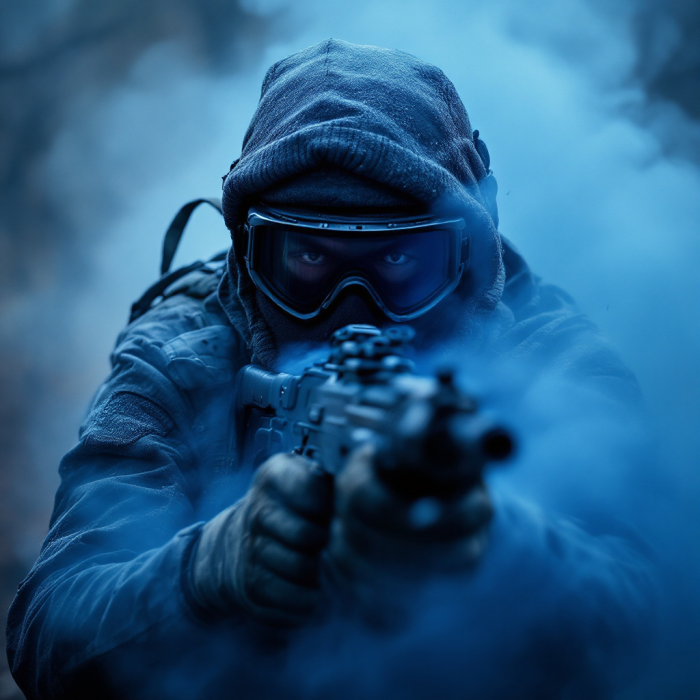 Grenada cu fum Airsoft - Albastra [4]