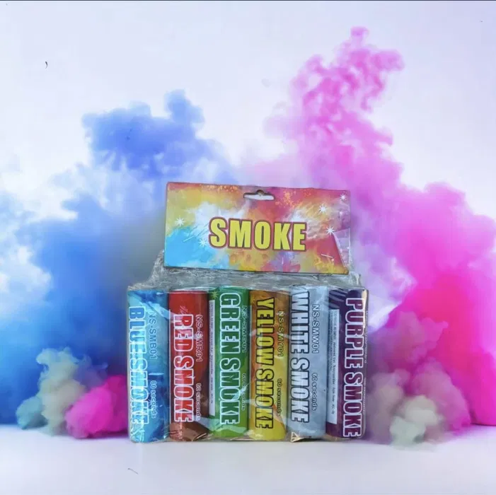 Fumigene colorate cu inel - 60 sec - set 6 buc [3]