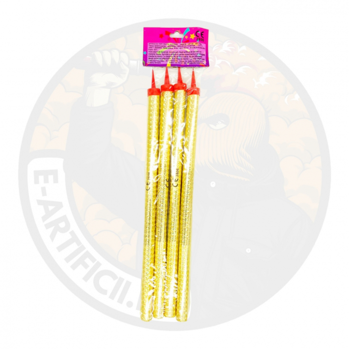 Set 4 buc artificii de tort 30 cm - 120 secunde [3]