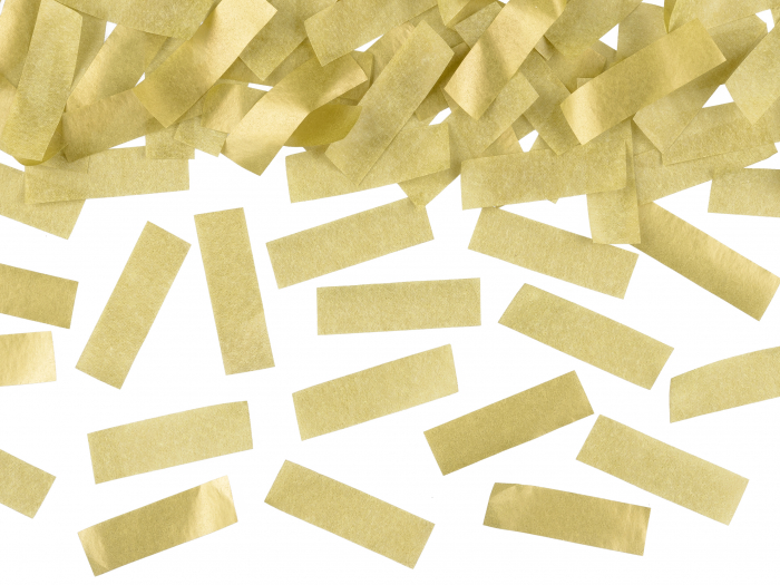 Tun confetti cu fasii aurii - 40 cm [3]