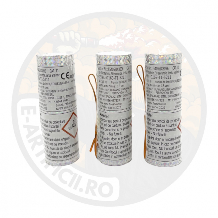 Vulcan electric cu efect argintiu, de interior, fara fum, 2m, 30sec [3]