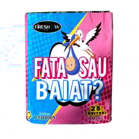 Artificii de zi Roz Gender Reveal
