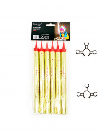 ARTIFICII DE DIVERTISMENT - Artificii pentru sticla sampanie set 8 buc
