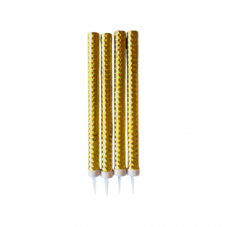 Artificii pentru tort aurii 18 cm 70sec set 4 buc [1]