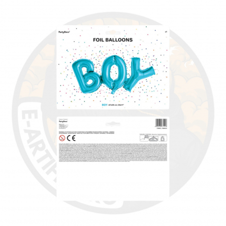 Balon din folie boy, 67 cm, albastru [1]