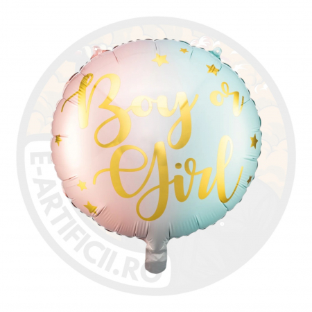 BALOANE - Balon din folie Boy or Girl 35 cm