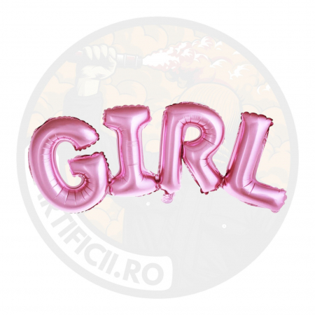 Balon din folie Girl, 67 cm, roz [0]