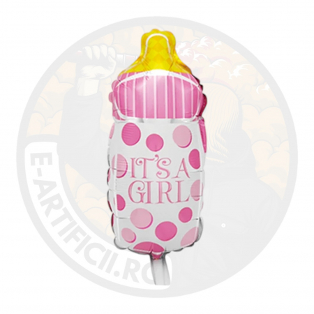 Balon folie botez biberon it's a girl 37X75.5CM