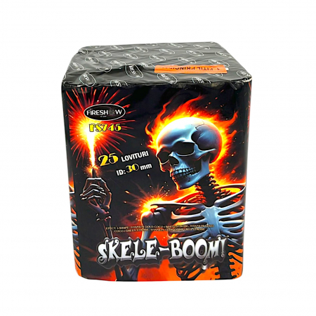 BATERII DE ARTIFICII - Baterie de Artificii Skele Boom 25 Focuri / 30 MM CAT T1