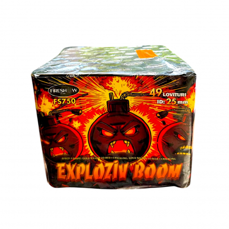 Baterie de Artificii EXPLOZIV Boom  49 Focuri / 25 MM CAT T1 [1]