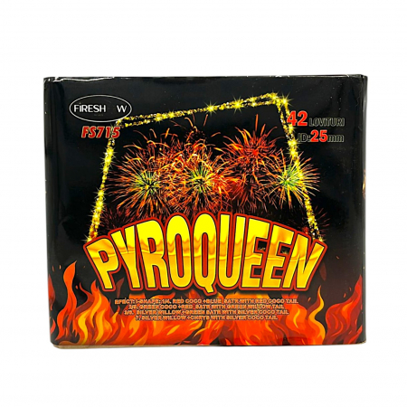 Baterie de Artificii Pyroqueen 42 Focuri / 25 MM CAT T1 [1]