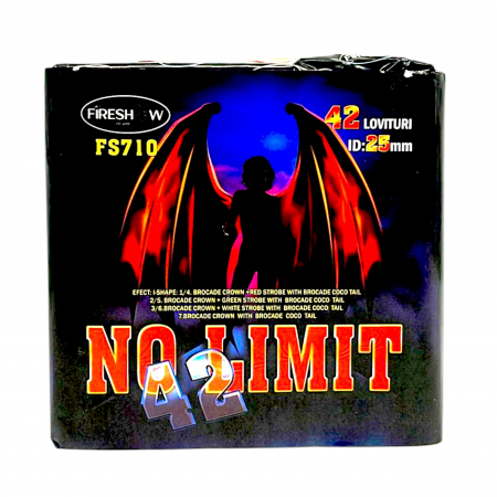 Baterie de Artificii No Limit 42 Focuri / 25 MM CAT T1 [1]