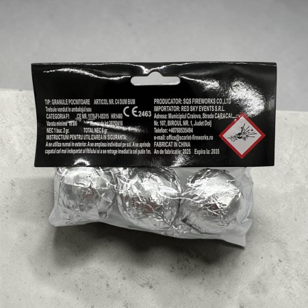 Emitator de sunet si lumina DUM BUM Silver [1]