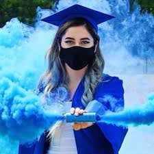 Fumigena Albastra cu inel - 2 iesiri [1]