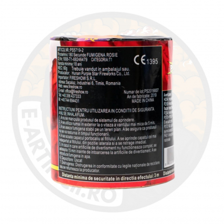 Fumigena colorata profesionala rosie- 180 secunde [1]