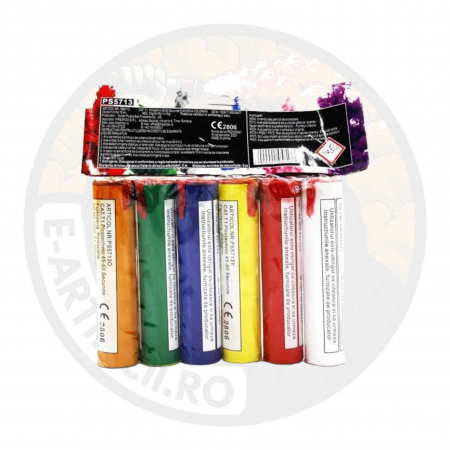 Fumigene colorate cu fitil - set 6 buc [1]