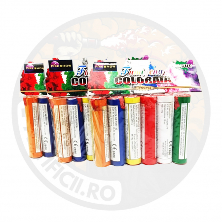 Fumigene colorate cu fitil - set 6 buc [2]