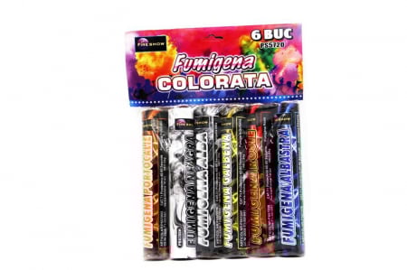 Fumigene colorate cu inel - set 6 buc [0]