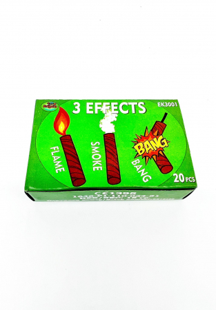 Petarde cu 3 efecte - Flame Smoke Bang [0]
