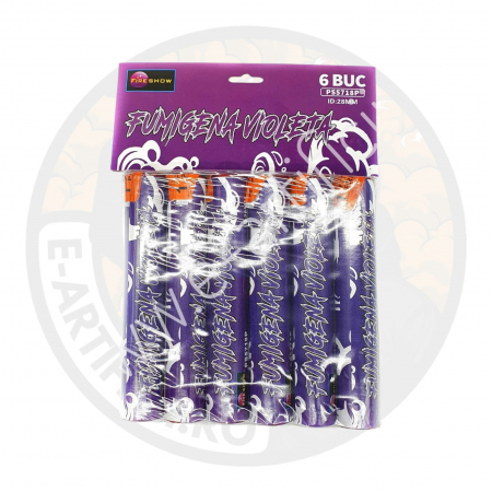 TOATE PRODUSELE - Set de fumigene colorate violet cu efect foarte intens - initiere prin fitil