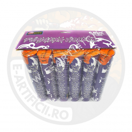 Set de fumigene colorate violet cu efect foarte intens - initiere prin fitil [1]