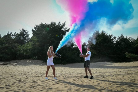 Stingator pudra colorata albastra gender reveal 1l [1]