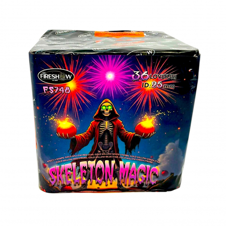 TOATE PRODUSELE - Baterie de Artificii Skelenton Magic 36 Focuri / 25 MM CAT T1