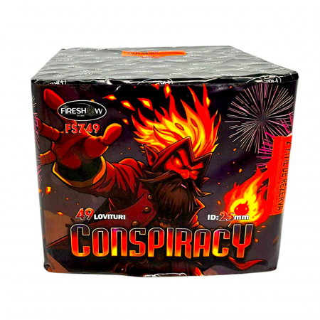 TOATE PRODUSELE - Baterie de Artificii Conspiracy 49 Focuri / 25 MM CAT T1