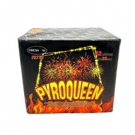 TOATE PRODUSELE - Baterie de Artificii Pyroqueen 42 Focuri / 25 MM CAT T1