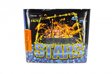 ARTICOLE PIROTEHNICE - Baterie de Artificii Stars - 42 F / 25 MM CAT T1