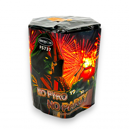 TOATE PRODUSELE - Baterie de Artificii No Pyro No Party 19 Focuri / 30 MM CAT T1