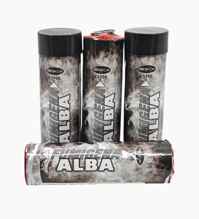 TOATE PRODUSELE - Fumigena Alba cu inel - 2 iesiri