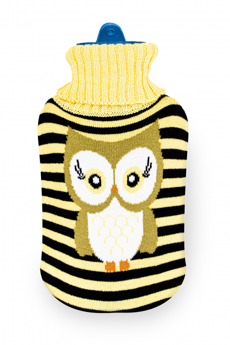 Sticlă pentru apă caldă cu husă din tricot [2]