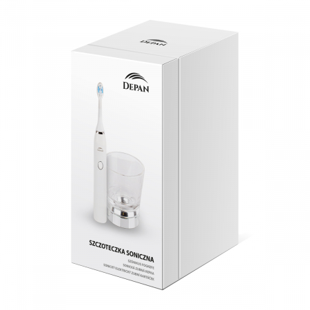 Periuță de dinți electrică sonică cu pahar de sticlă [1]