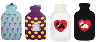 Accesorii medicale - Sticlă pentru apă caldă cu husă din tricot