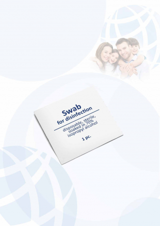 Tampoane de tifon pentru dezinfectare 100 buc. [2]